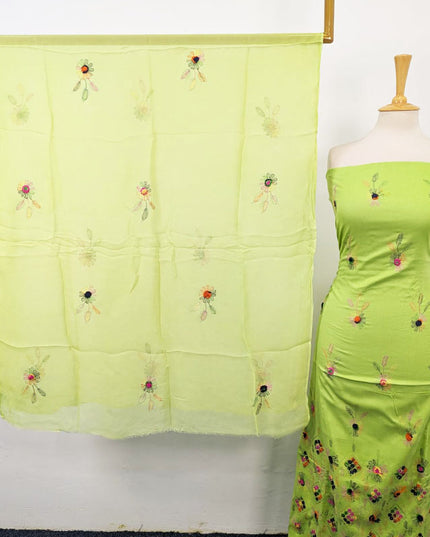 Fancy Lawn with Kacha Tanka + Mirror Work 2Pc Unstitched