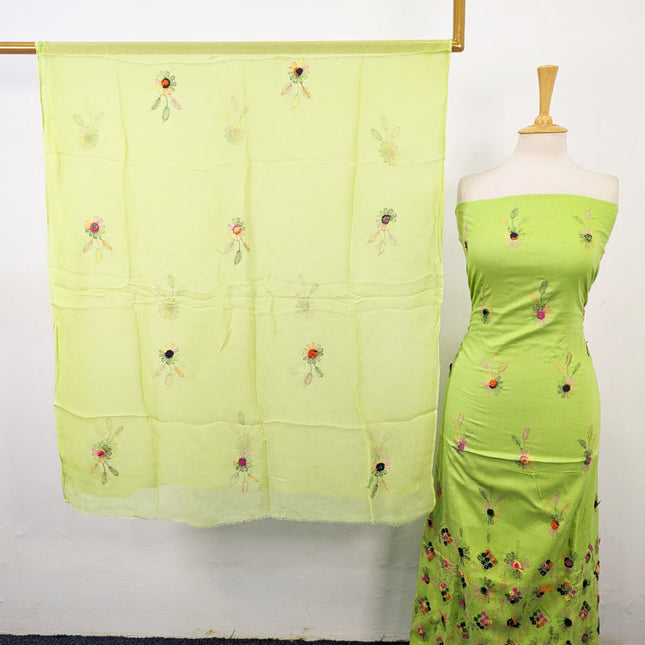 Fancy Lawn with Kacha Tanka + Mirror Work 2Pc Unstitched