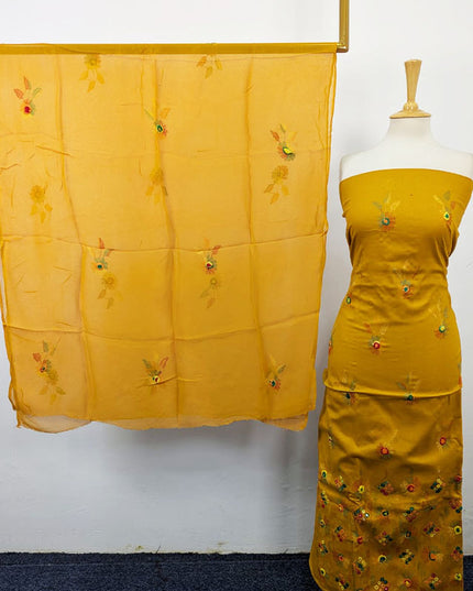 Fancy Lawn with Kacha Tanka + Mirror Work 2Pc Unstitched