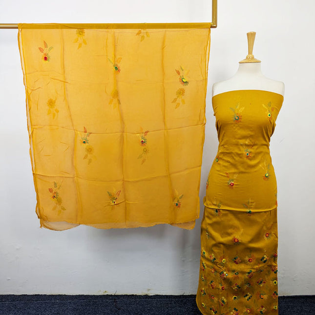 Fancy Lawn with Kacha Tanka + Mirror Work 2Pc Unstitched