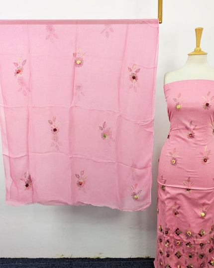 Fancy Lawn with Kacha Tanka + Mirror Work 2Pc Unstitched