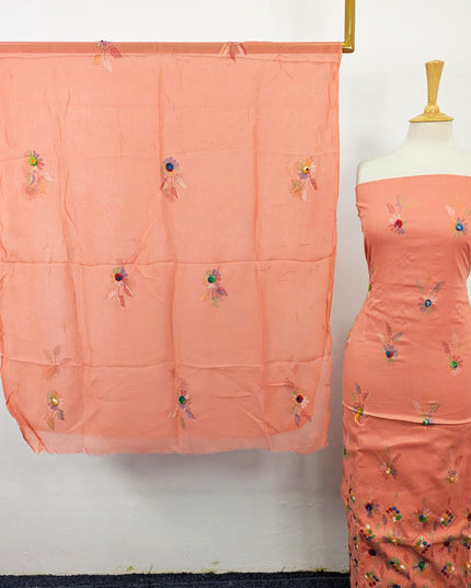 Fancy Lawn with Kacha Tanka + Mirror Work 2Pc Unstitched