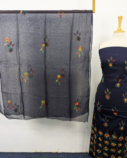 Fancy Lawn with Kacha Tanka + Mirror Work 2Pc Unstitched