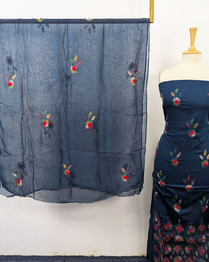 Fancy Lawn with Kacha Tanka + Mirror Work 2Pc Unstitched