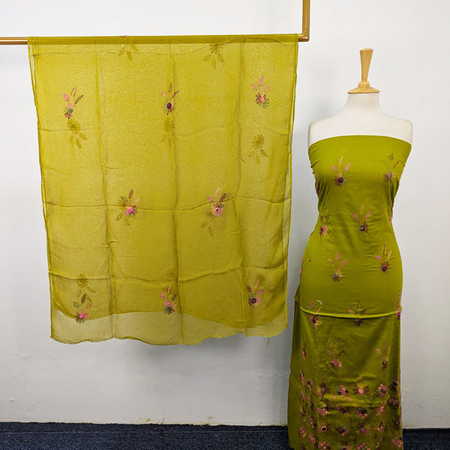 Fancy Lawn with Kacha Tanka + Mirror Work 2Pc Unstitched