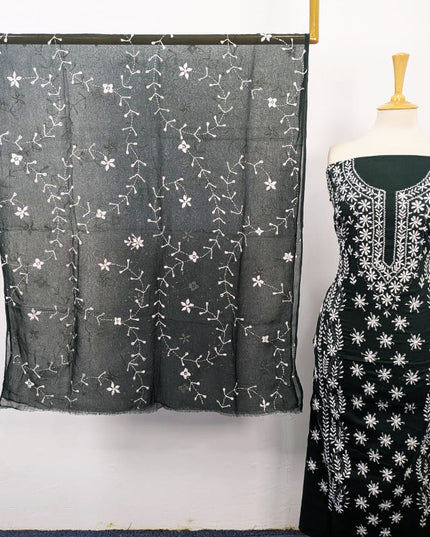 Lawn with Pakka Tanka Work Shirt Dupatta 3Pc Unstitched