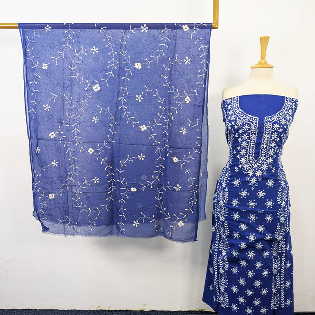 Lawn with Pakka Tanka Work Shirt Dupatta 3Pc Unstitched