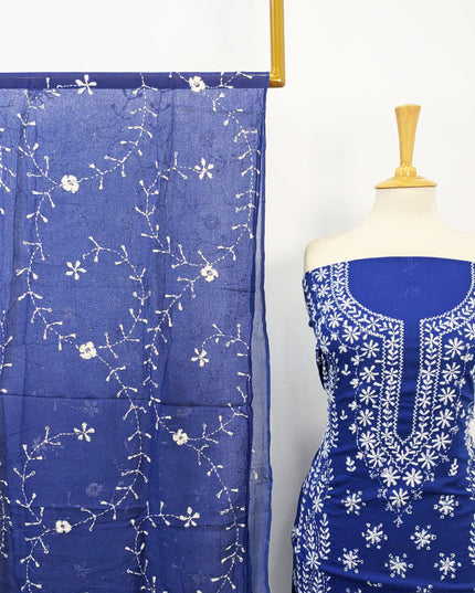 Lawn with Pakka Tanka Work Shirt Dupatta 3Pc Unstitched