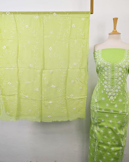 Lawn with Pakka Tanka Work Shirt Dupatta 3Pc Unstitched