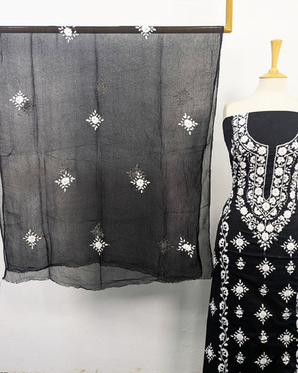 Fancy Lawn with Pakka Tanka + Mirror Work 3Pc Unstitched