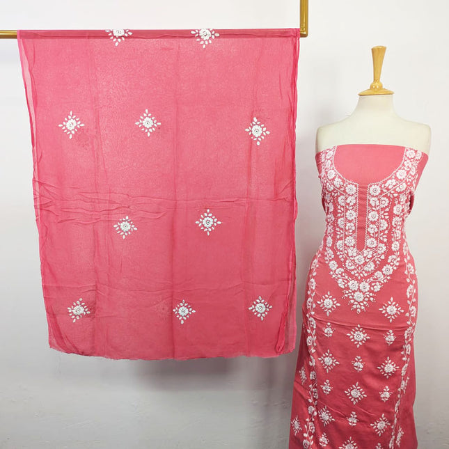 Fancy Lawn with Pakka Tanka + Mirror Work 3Pc Unstitched