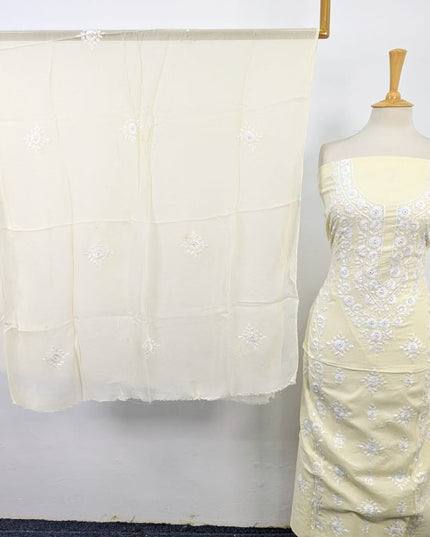 Fancy Lawn with Pakka Tanka + Mirror Work 3Pc Unstitched