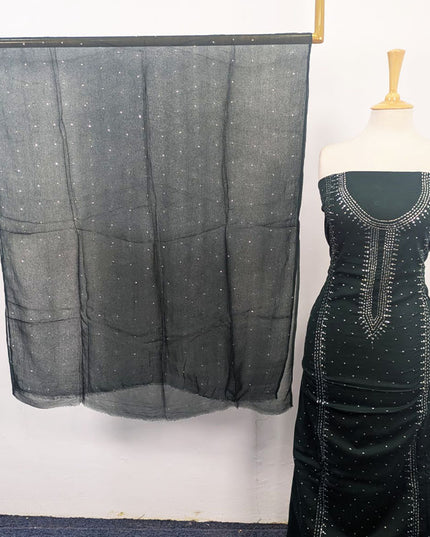 Fancy Lawn with Handmade Mukesh Work 3Pc Unstitched