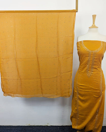 Fancy Lawn with Handmade Mukesh Work 3Pc Unstitched