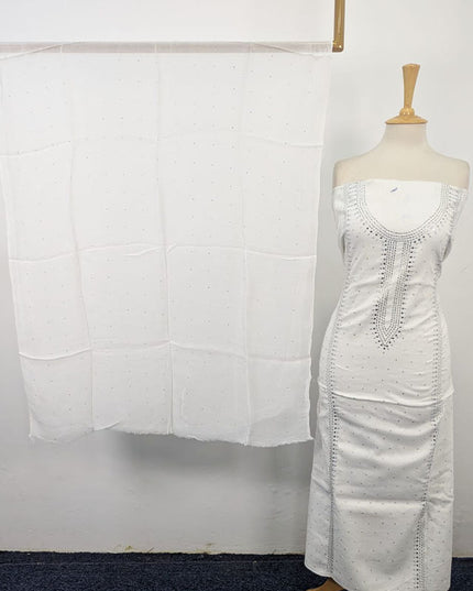 Fancy Lawn with Handmade Mukesh Work 3Pc Unstitched