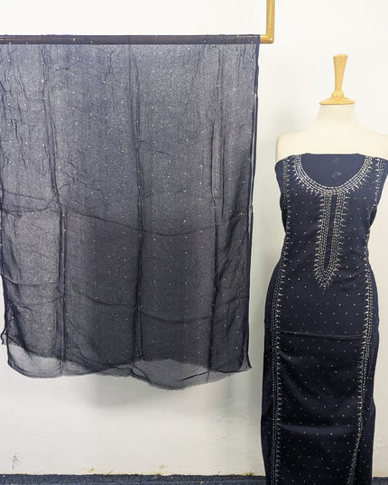 Fancy Lawn with Handmade Mukesh Work 3Pc Unstitched