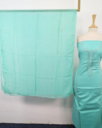 Fancy Lawn with Handmade Mukesh Work 3Pc Unstitched