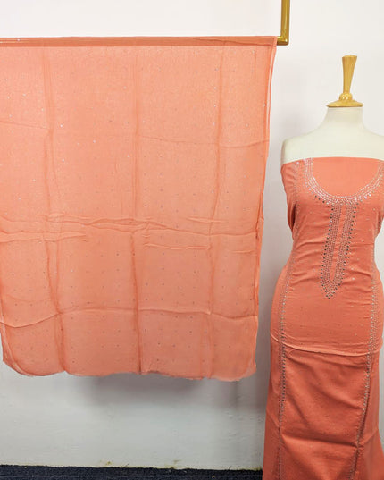 Fancy Lawn with Handmade Mukesh Work 3Pc Unstitched