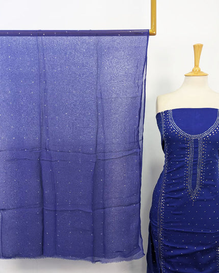 Fancy Lawn with Handmade Mukesh Work 3Pc Unstitched