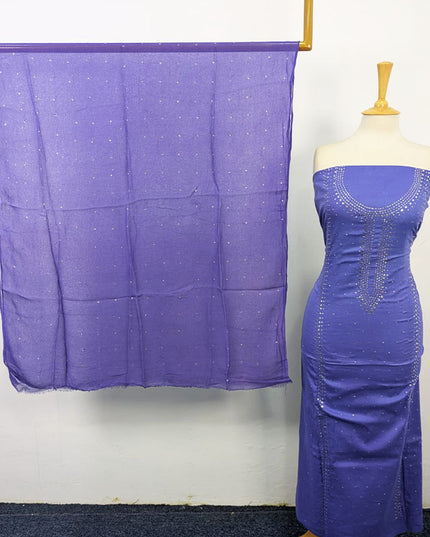 Fancy Lawn with Handmade Mukesh Work 3Pc Unstitched