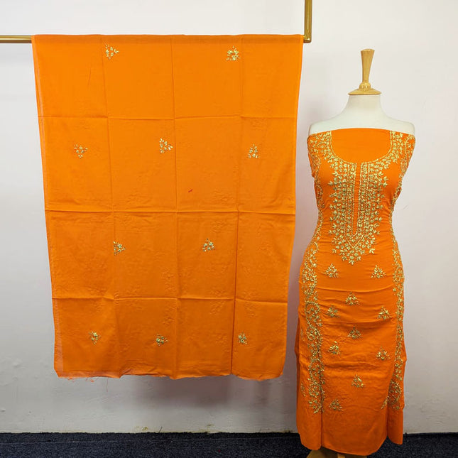 Lawn with Gotta Galla Work Shirt & Dupatta 3Pc Unstitched