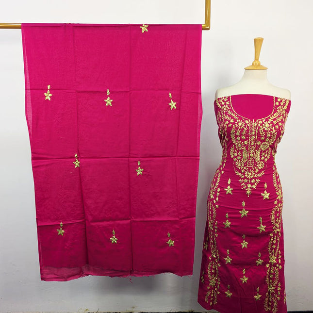 Fancy Lawn with Gotta Galla Work Shirt & Dupatta 3Pc Unstitched