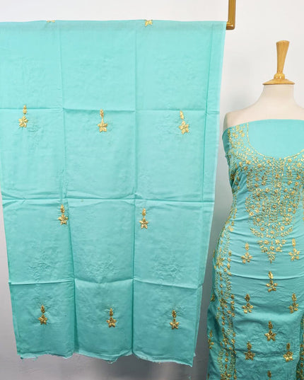 Fancy Lawn with Gotta Galla Work Shirt & Dupatta 3Pc Unstitched