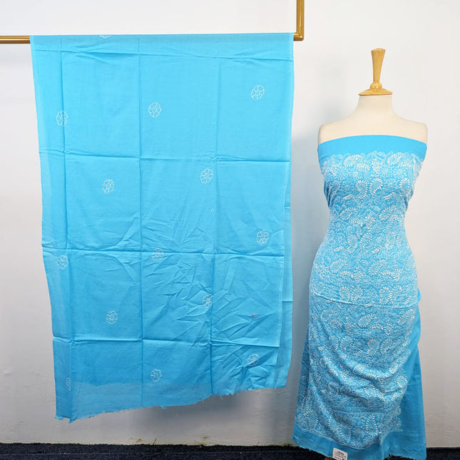 Fancy Lawn with Shadow + Chikankari Work 3Pc Unstitched