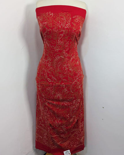 Lawn with Shadow + Chikankari Work Shirt Dupatta 3Pc Unstitched