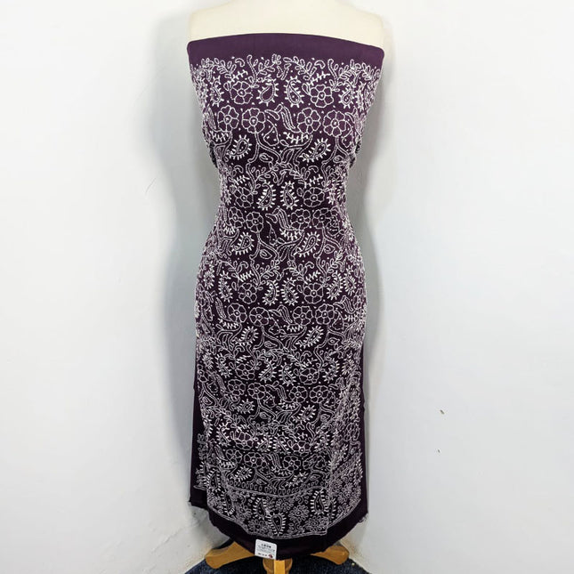 Fancy Lawn with Shadow + Chikankari Work 3Pc Unstitched