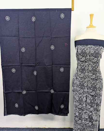 Fancy Lawn with Shadow + Chikankari Work 3Pc Unstitched