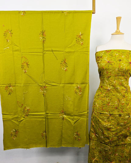 Fancy Lawn with Full Jaal Kacha Tanka Work 3Pc Unstitched