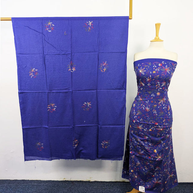 Fancy Lawn with Full Jaal Kacha Tanka Work 3Pc Unstitched