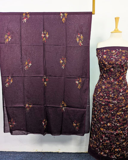 Fancy Lawn with Full Jaal Kacha Tanka Work 3Pc Unstitched