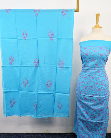 Lawn with Full Jaal Kacha Tanka Work 3Pc Unstitched