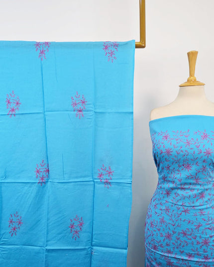 Lawn with Full Jaal Kacha Tanka Work 3Pc Unstitched