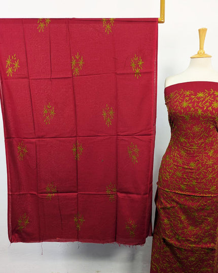 Lawn with Full Jaal Kacha Tanka Work 3Pc Unstitched