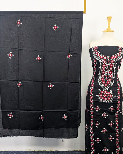 Lawn with Balochi Pakka Tanka + Mirror Work 3Pc Unstitched