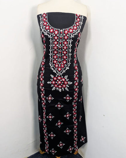 Lawn with Balochi Pakka Tanka + Mirror Work 3Pc Unstitched