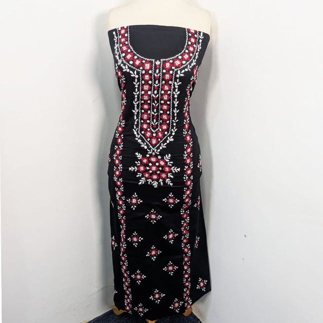 Lawn with Balochi Pakka Tanka + Mirror Work 3Pc Unstitched