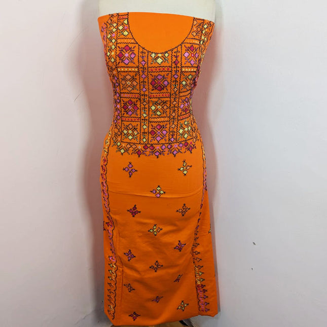 Fancy Lawn with Balochi Pakka Tanka + Mirror Work 3Pc Unstitched