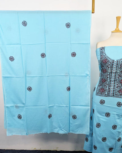 Lawn with Balochi Pakka Tanka + Mirror Work 3Pc Unstitched