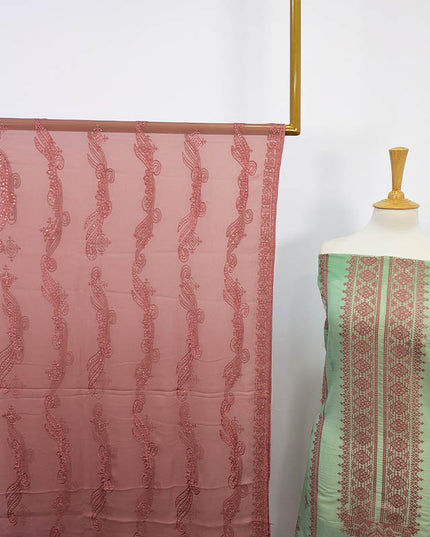Fancy Embroidered Masuri 2PC Unstitched