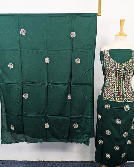 Lawn with Balochi Pakka Tanka + Mirror Work 3Pc Unstitched