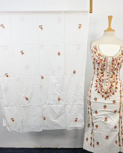 Balochi Pakka Tanka + Mirror Work Lawn 3Pc Unstitched