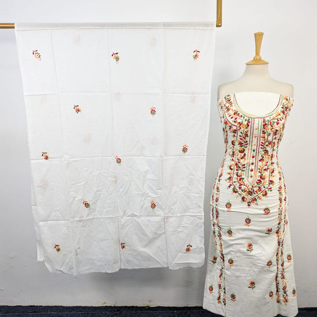 Balochi Pakka Tanka + Mirror Work Lawn 3Pc Unstitched