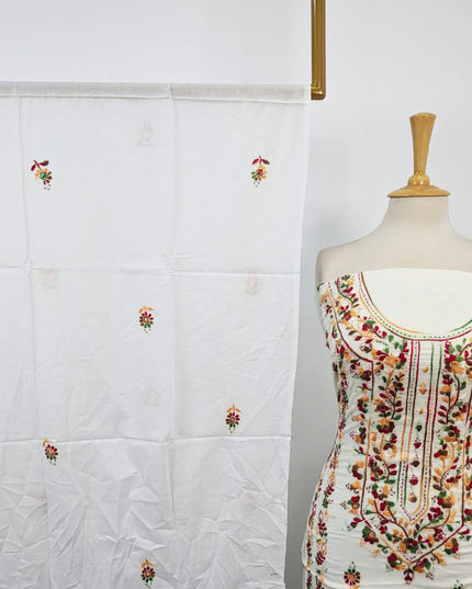 Balochi Pakka Tanka + Mirror Work Lawn 3Pc Unstitched