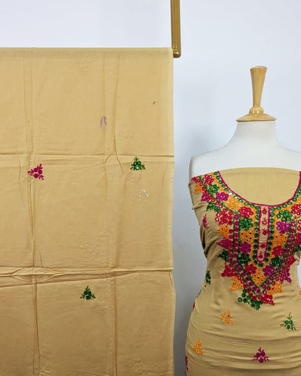 Lawn with Balochi Pakka Tanka + Mirror Work 3Pc Unstitched