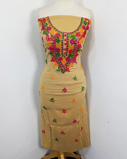 Lawn with Balochi Pakka Tanka + Mirror Work 3Pc Unstitched