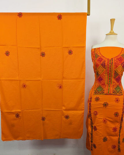 Lawn with Balochi Pakka Tanka + Mirror Work 3Pc Unstitched